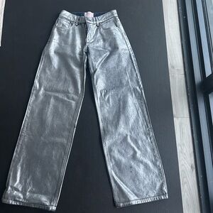 REVICE Shimmering Silver Jeans